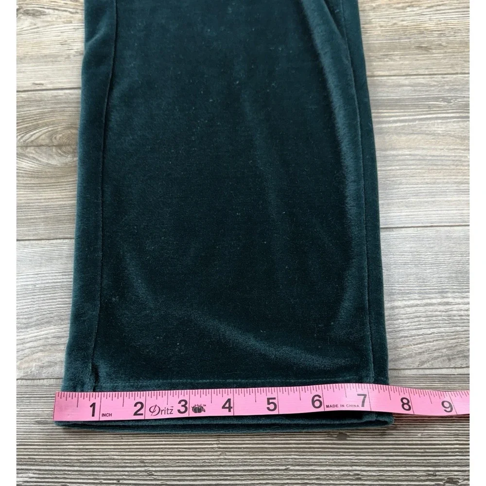 Lane Bryant Designs Velour 2 Piece Loungewear Set Emerald Green Soft Cozy 18/20